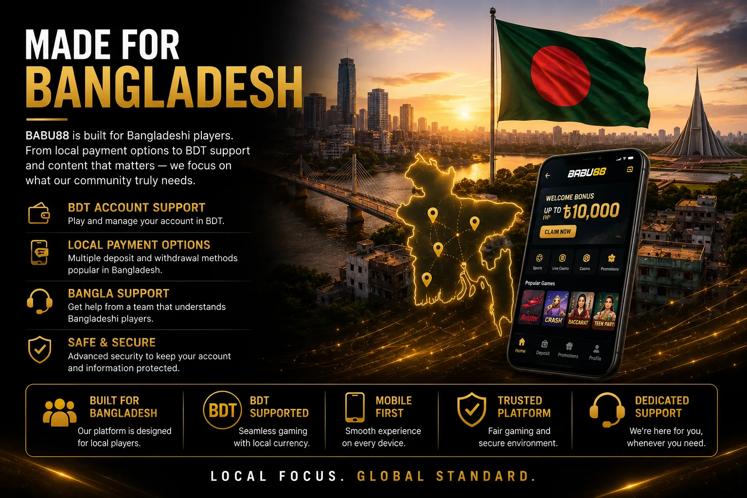 BABU88 Bangladesh mobile gaming localization
