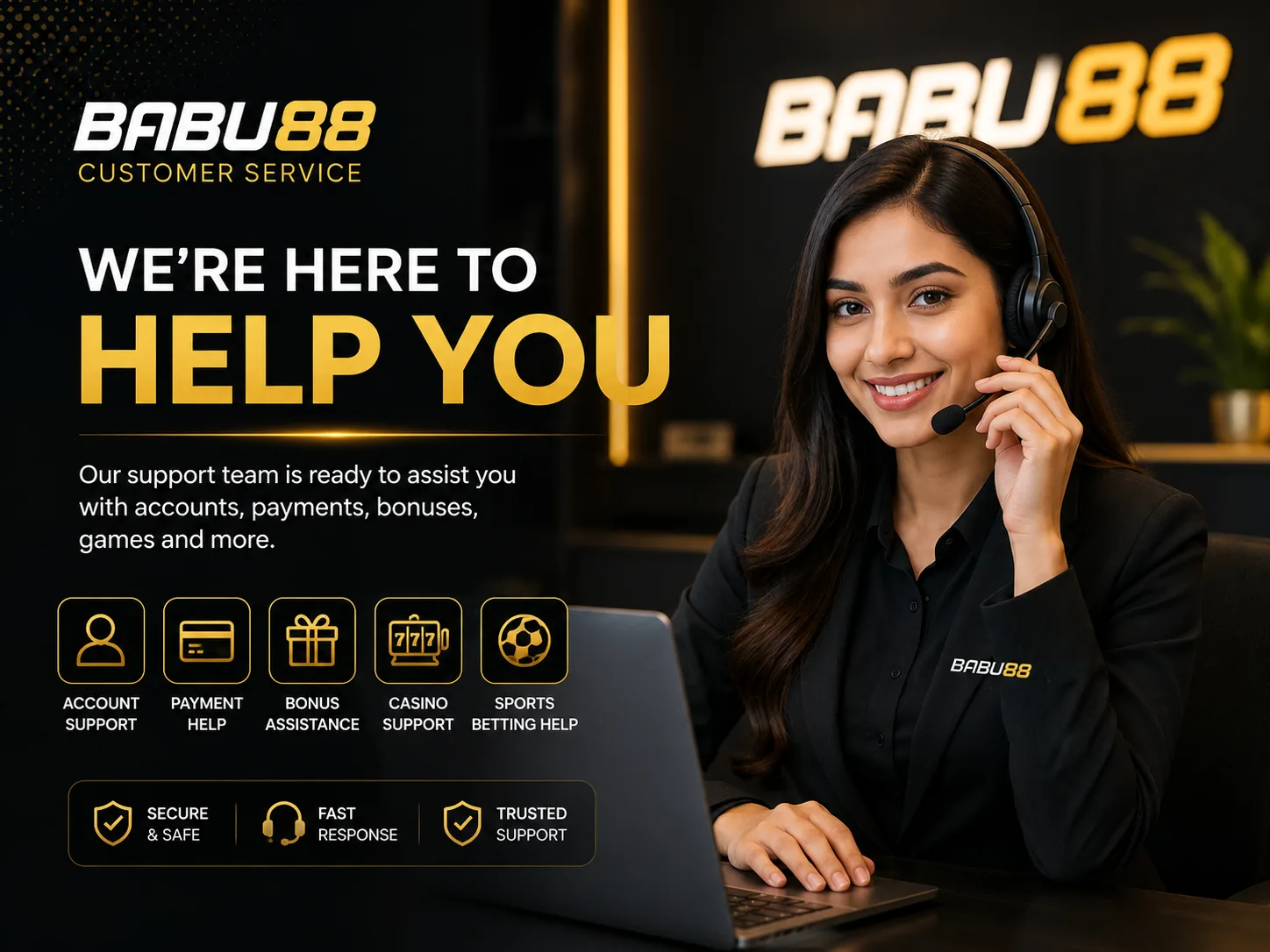 BABU88 customer service team helping Bangladesh users