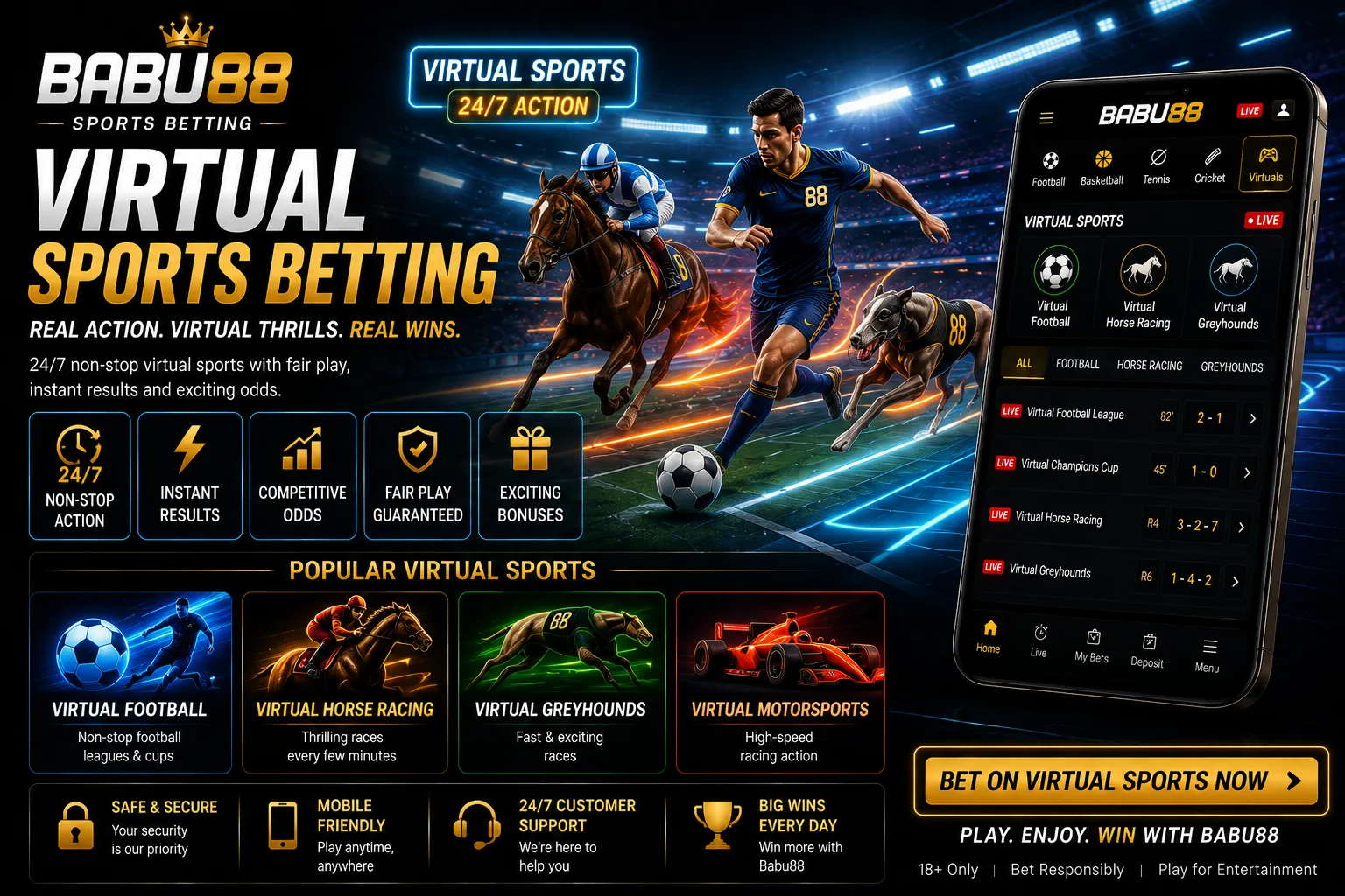 Virtual sports category